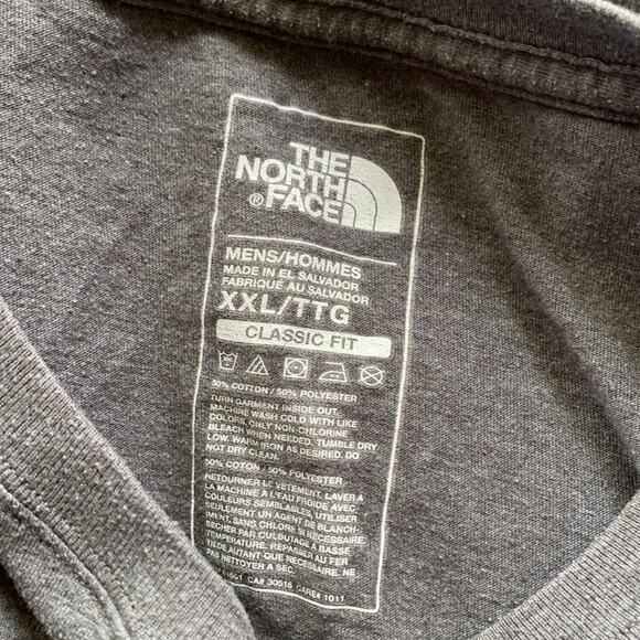 THE NORTH FACE mens short sleeves size XXL t-shirt gray - Picture 4 of 4